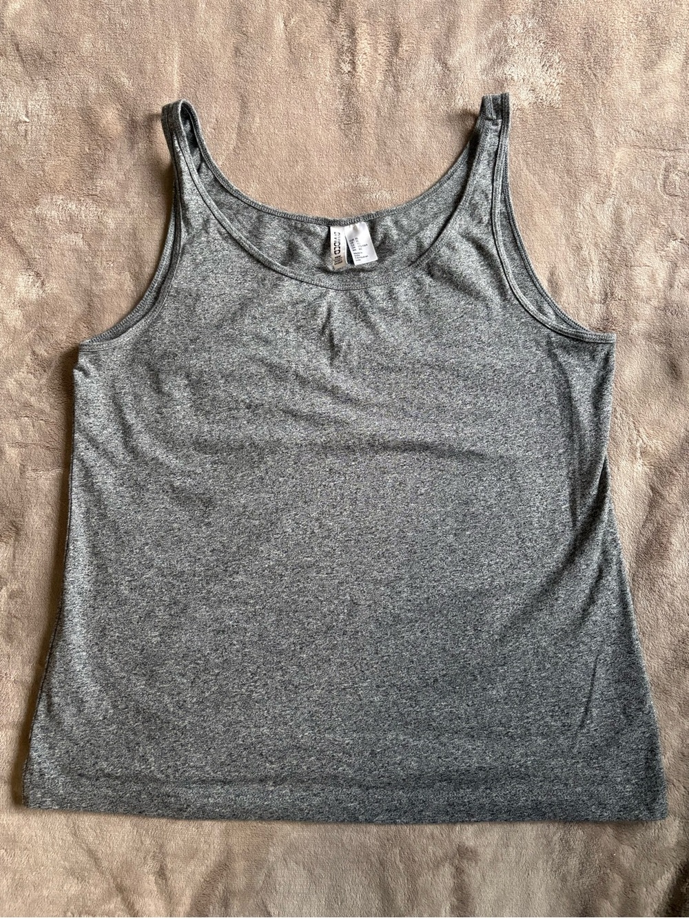Basic Gray Black Tank Top